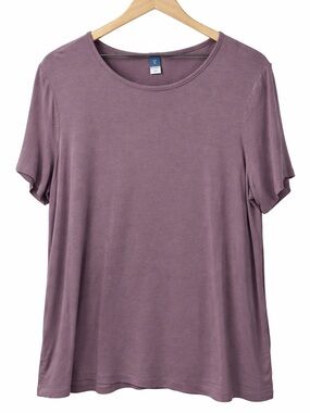 Old Navy Luxe Mauve Tee | Soft Casual Basic Shirt | Size XL